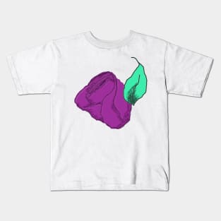 Purple Rose Kids T-Shirt